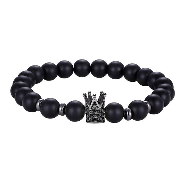 Beaded Crown | Black