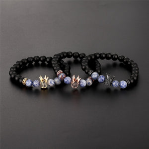 Beaded World Crown | Black